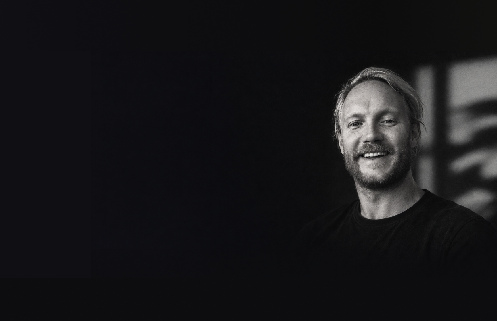 Niklas Koskela, smiling